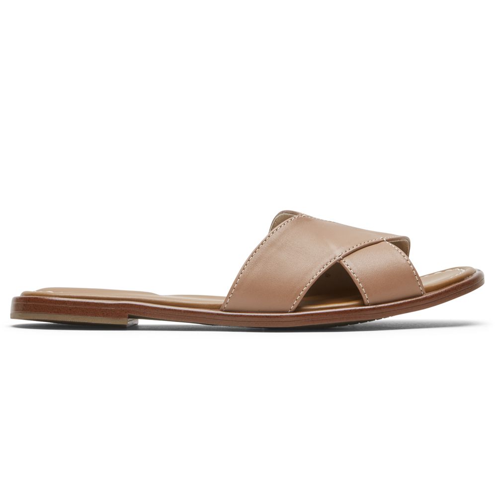 Rockport Canada Total Motion Zadie - Womens Slides Beige (OIH967230)